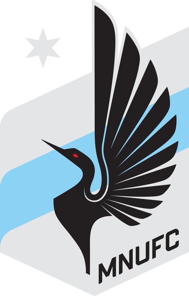 logo van de Minnesota Verenigde majoor liga voetbal Amerikaans voetbal team vector