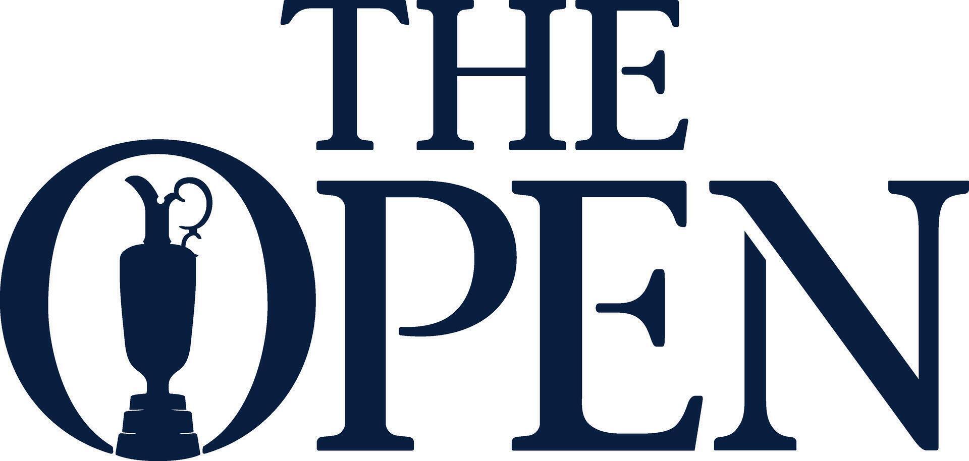 de logo van de Open kampioenschap golf toernooi vector