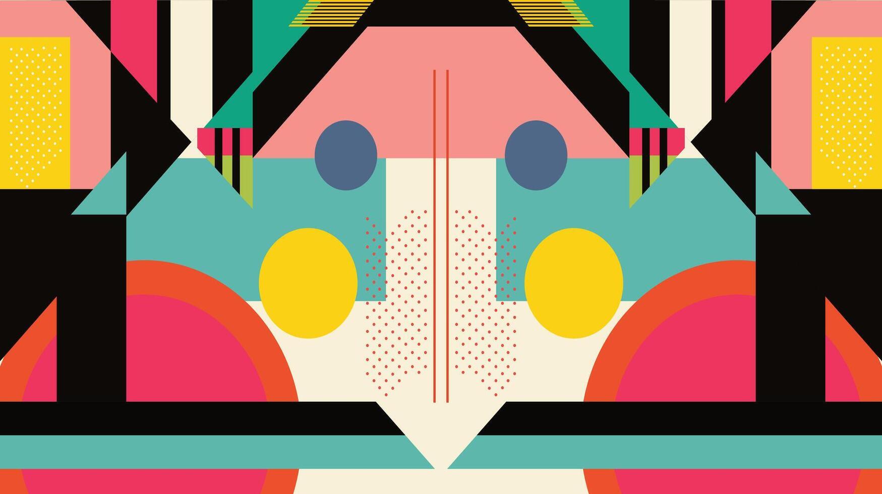 retro abstract vector achtergrond