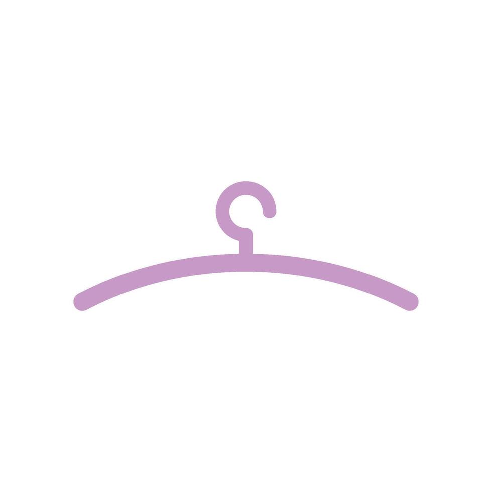 kleding hanger icoon vector sjabloon illustratie ontwerp