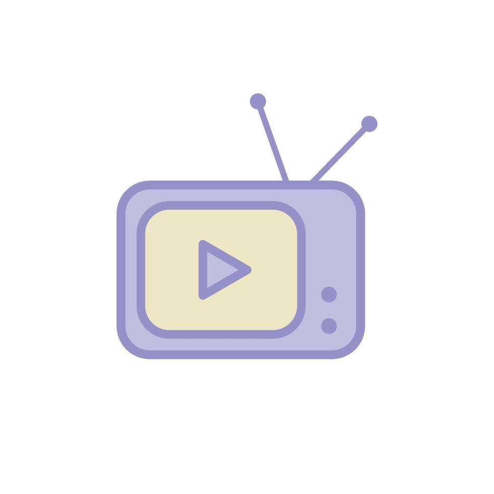 televisie icoon vector sjabloon illustratie ontwerp