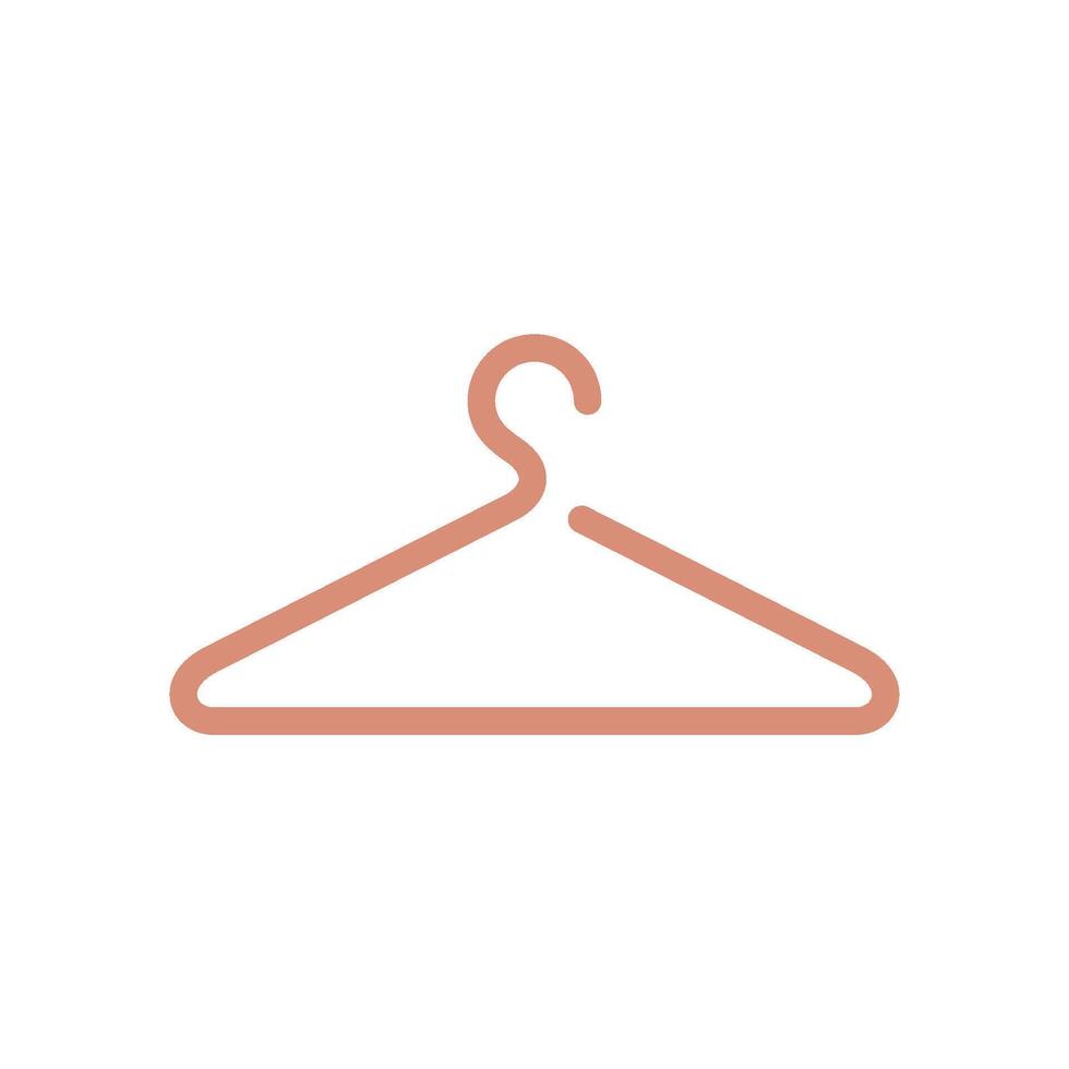 kleding hanger icoon vector sjabloon illustratie ontwerp