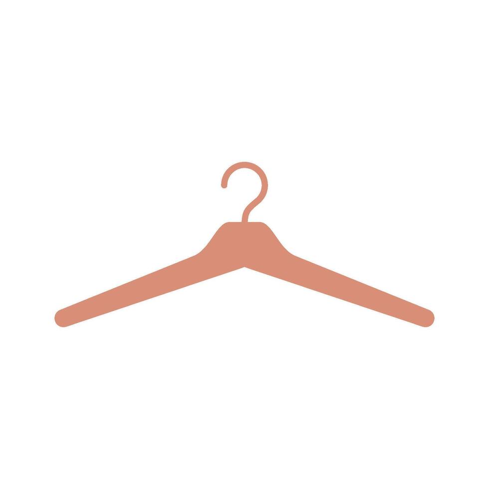 kleding hanger icoon vector sjabloon illustratie ontwerp