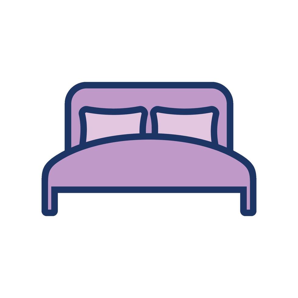 bed icoon vector sjabloon illustratie ontwerp