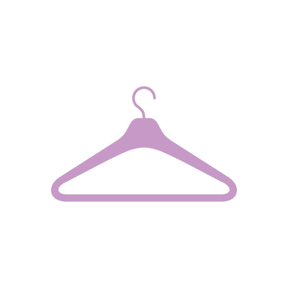 kleding hanger icoon vector sjabloon illustratie ontwerp