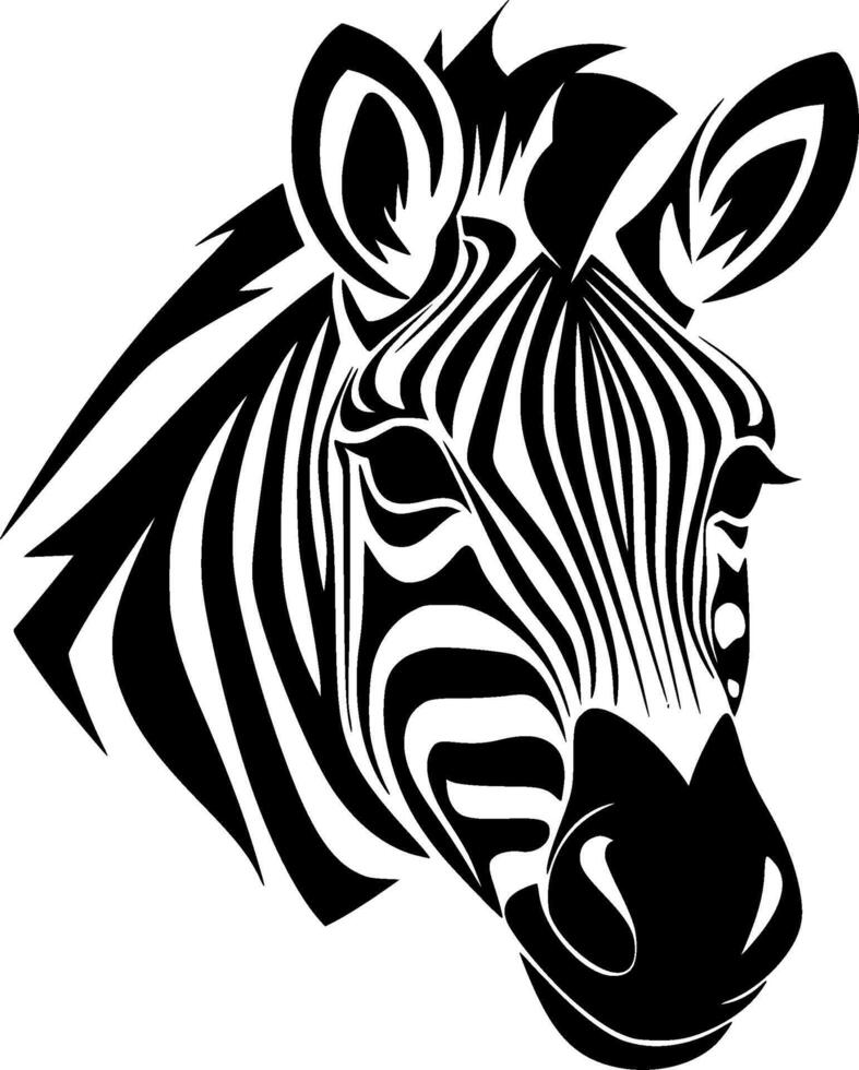 zebra - hoog kwaliteit vector logo - vector illustratie ideaal voor t-shirt grafisch