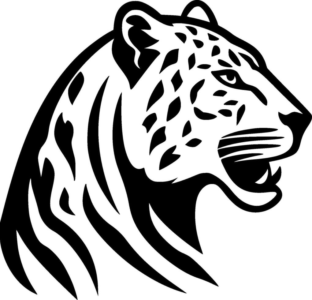 Jachtluipaard - hoog kwaliteit vector logo - vector illustratie ideaal voor t-shirt grafisch
