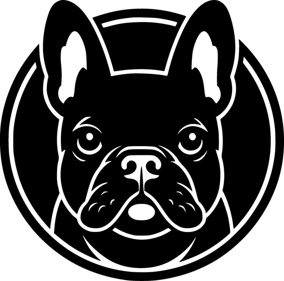 Frans bulldog - hoog kwaliteit vector logo - vector illustratie ideaal voor t-shirt grafisch