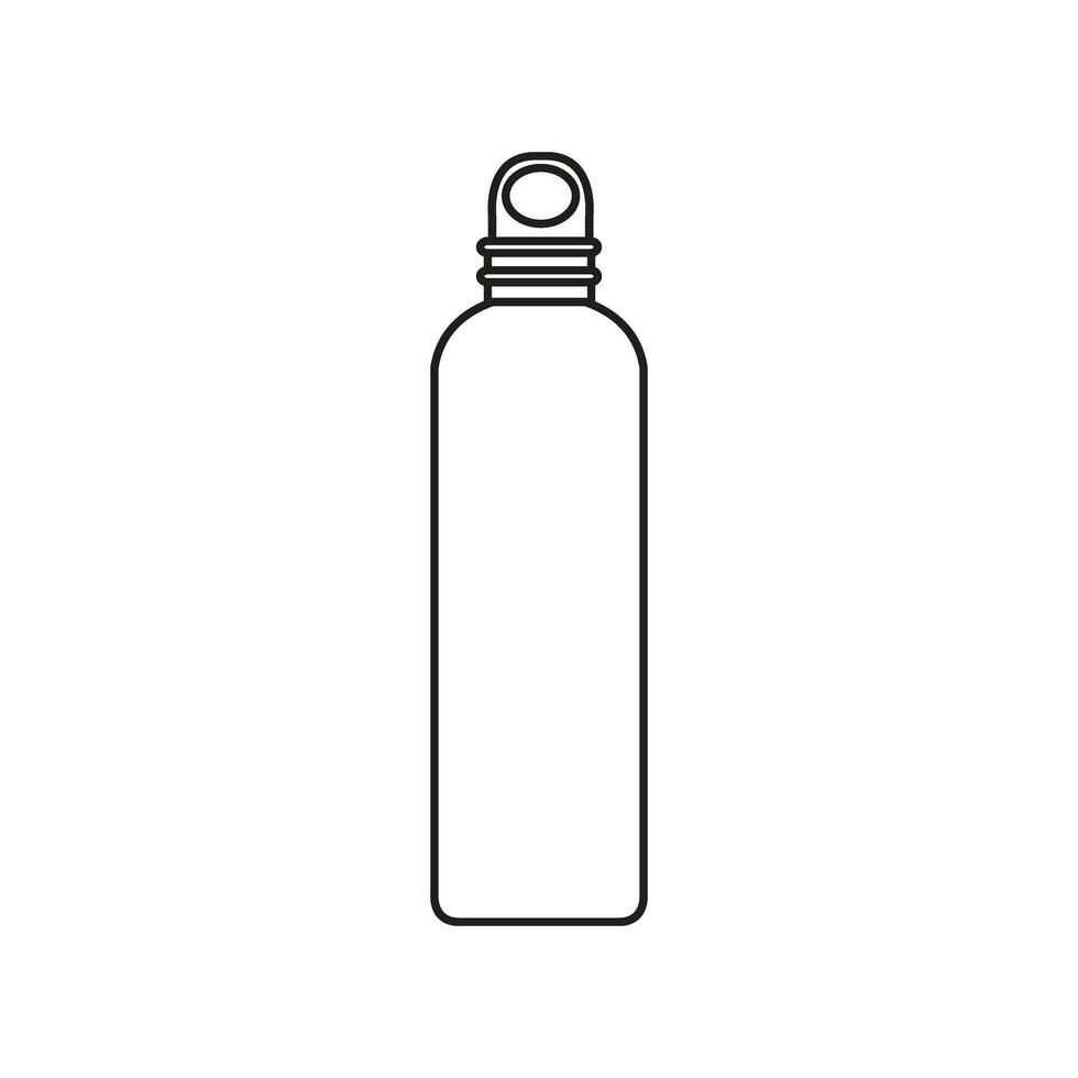 sport- fles icoon vector. fles illustratie teken. sport symbool. water logo. vector