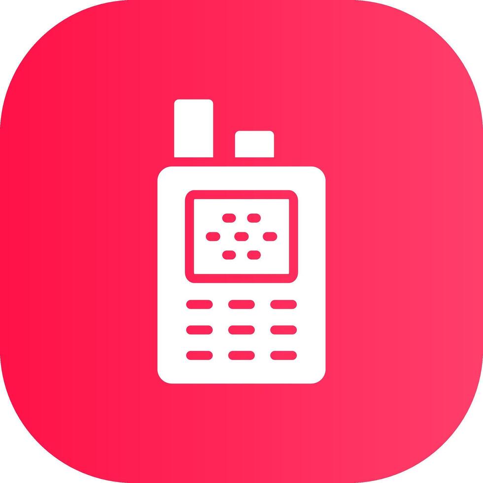 walkie talkie creatief icoon ontwerp vector