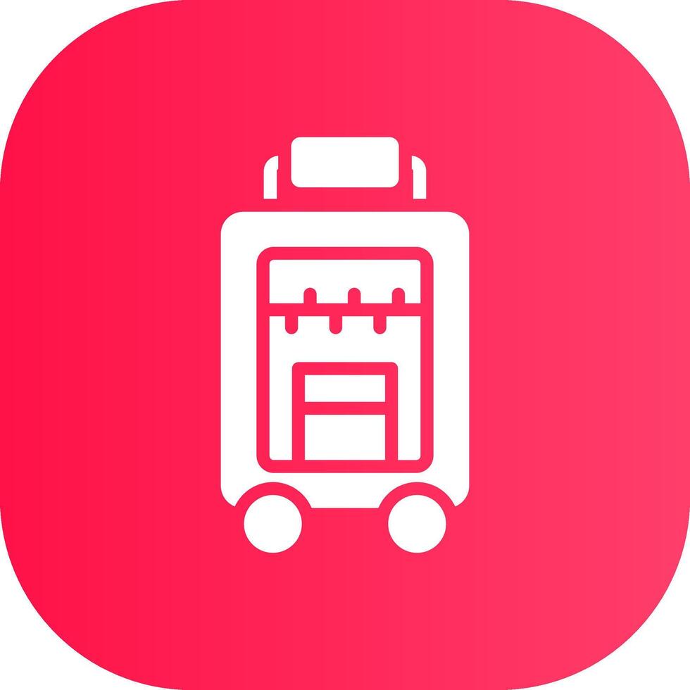 bagage creatief icoon ontwerp vector