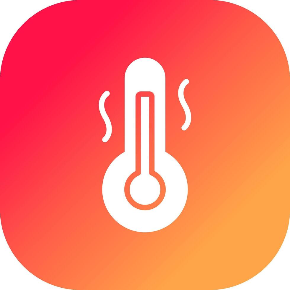 heet temperatuur creatief icoon ontwerp vector