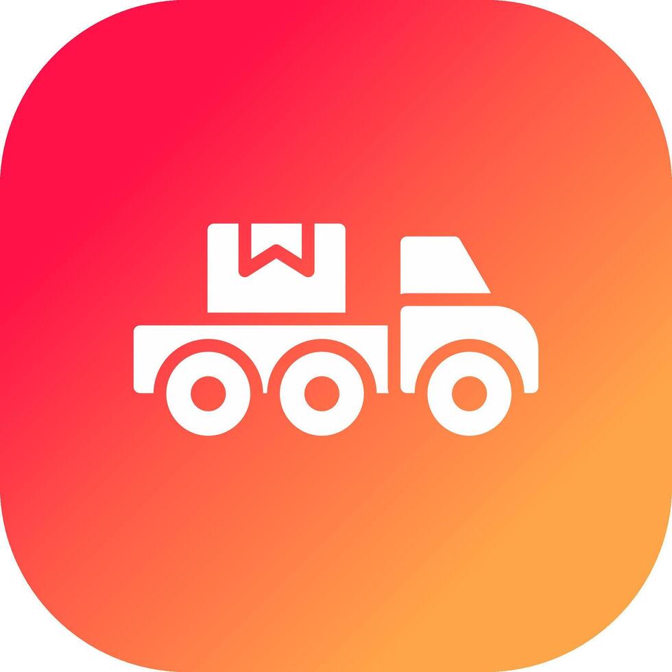 aanhangwagen creatief icoon ontwerp vector