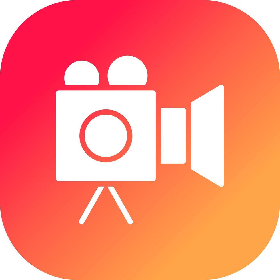 video camera creatief icoon ontwerp vector