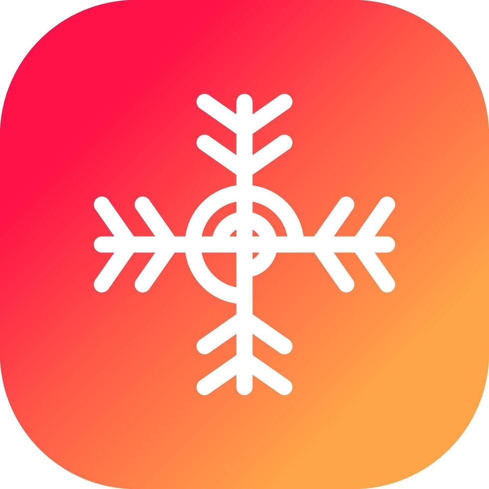 sneeuwvlok creatief icoon ontwerp vector