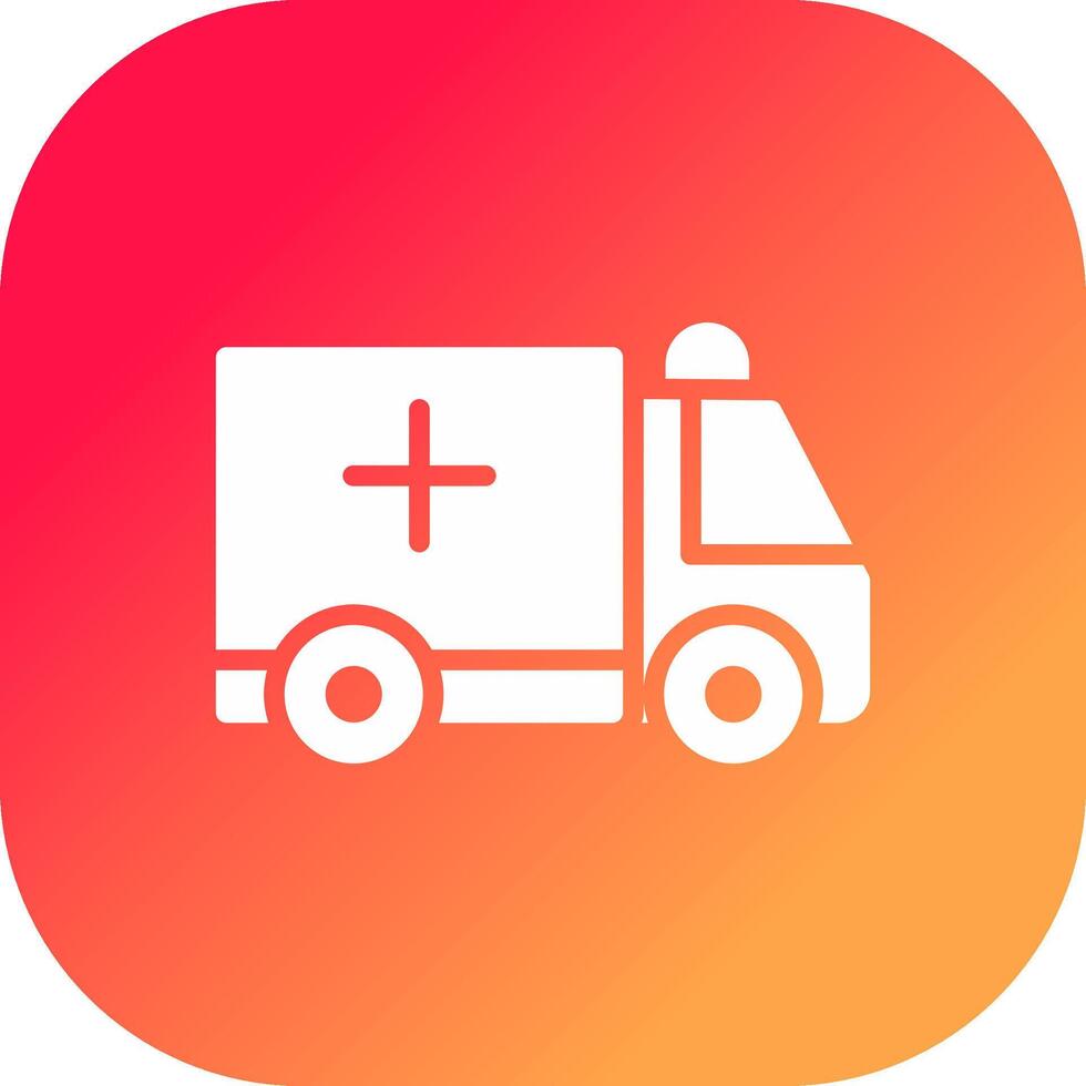 ambulance creatief icoon ontwerp vector