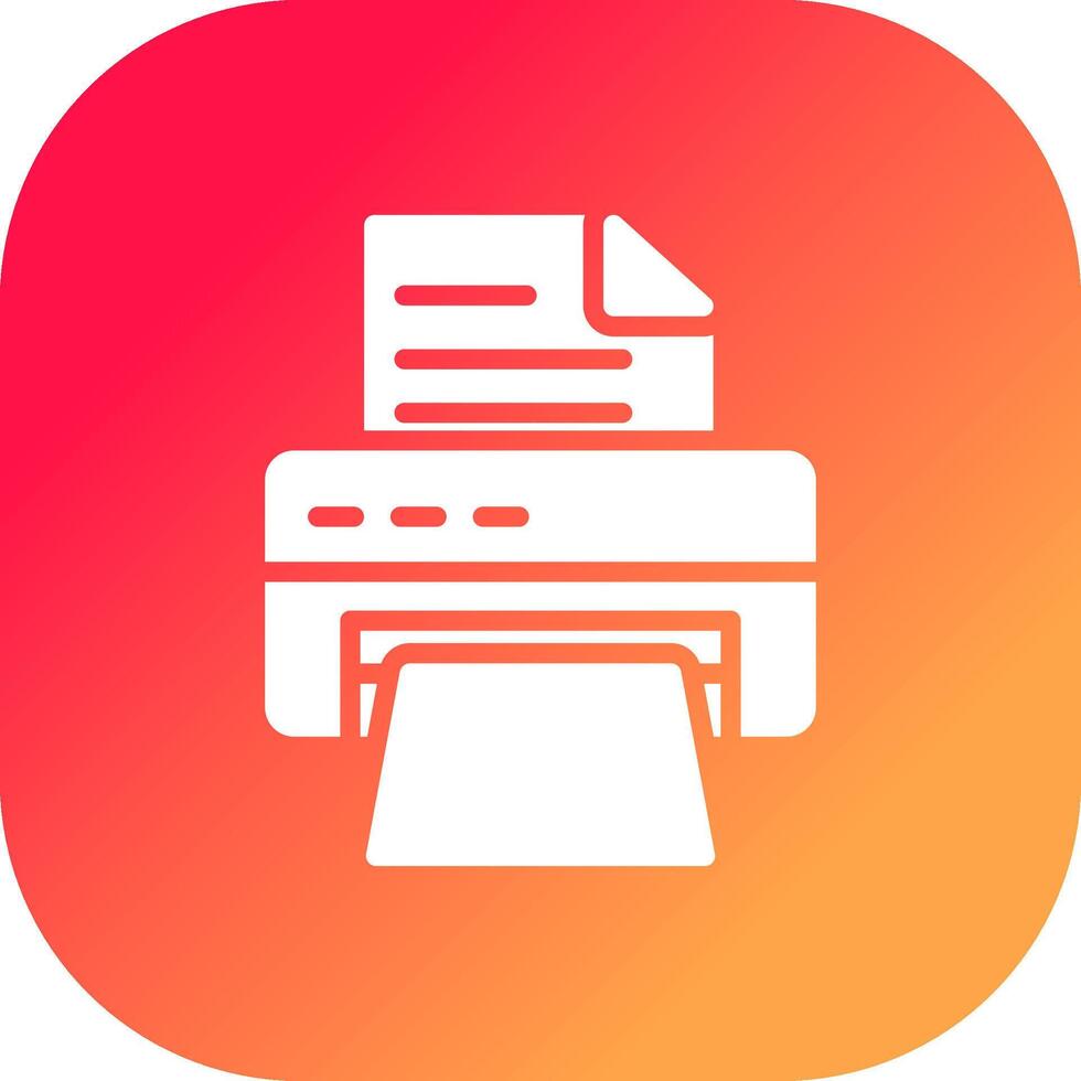 printer creatief icoon ontwerp vector