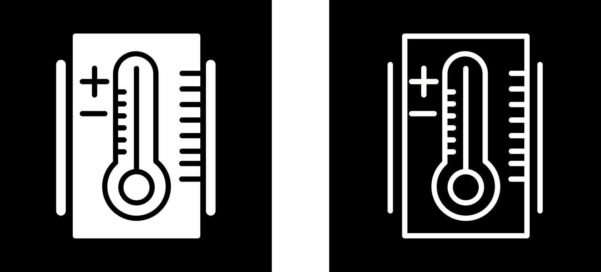 thermometer vector pictogram