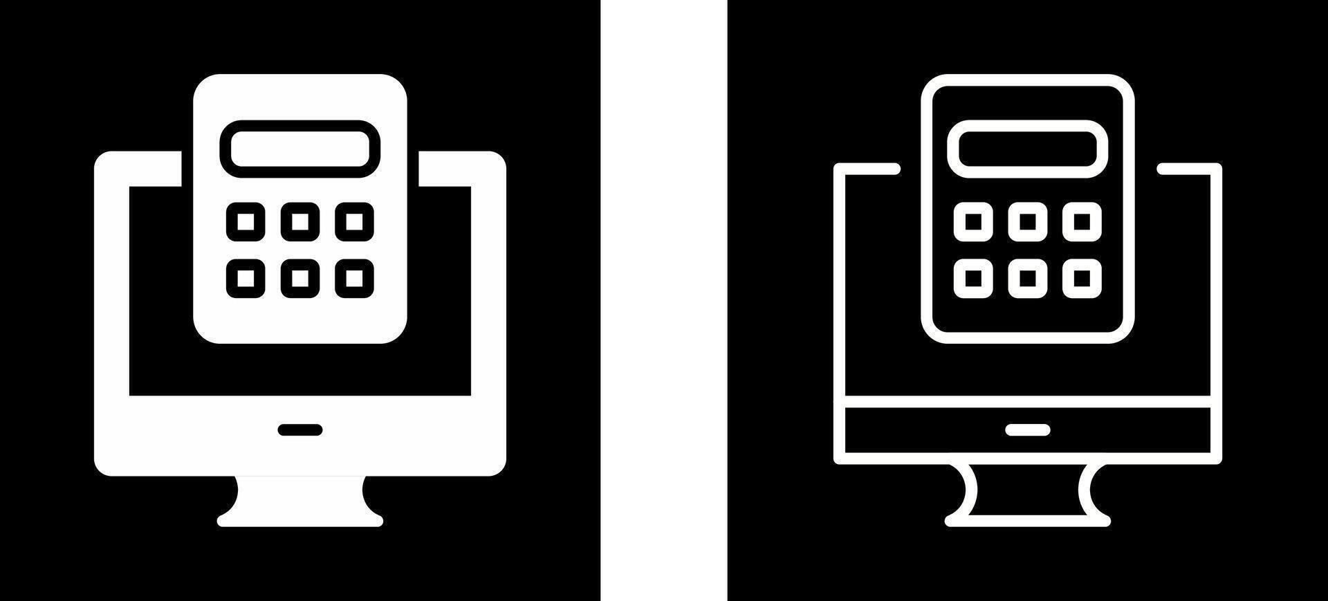 rekenmachine vector pictogram