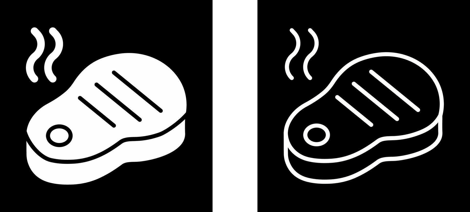 biefstuk vector pictogram