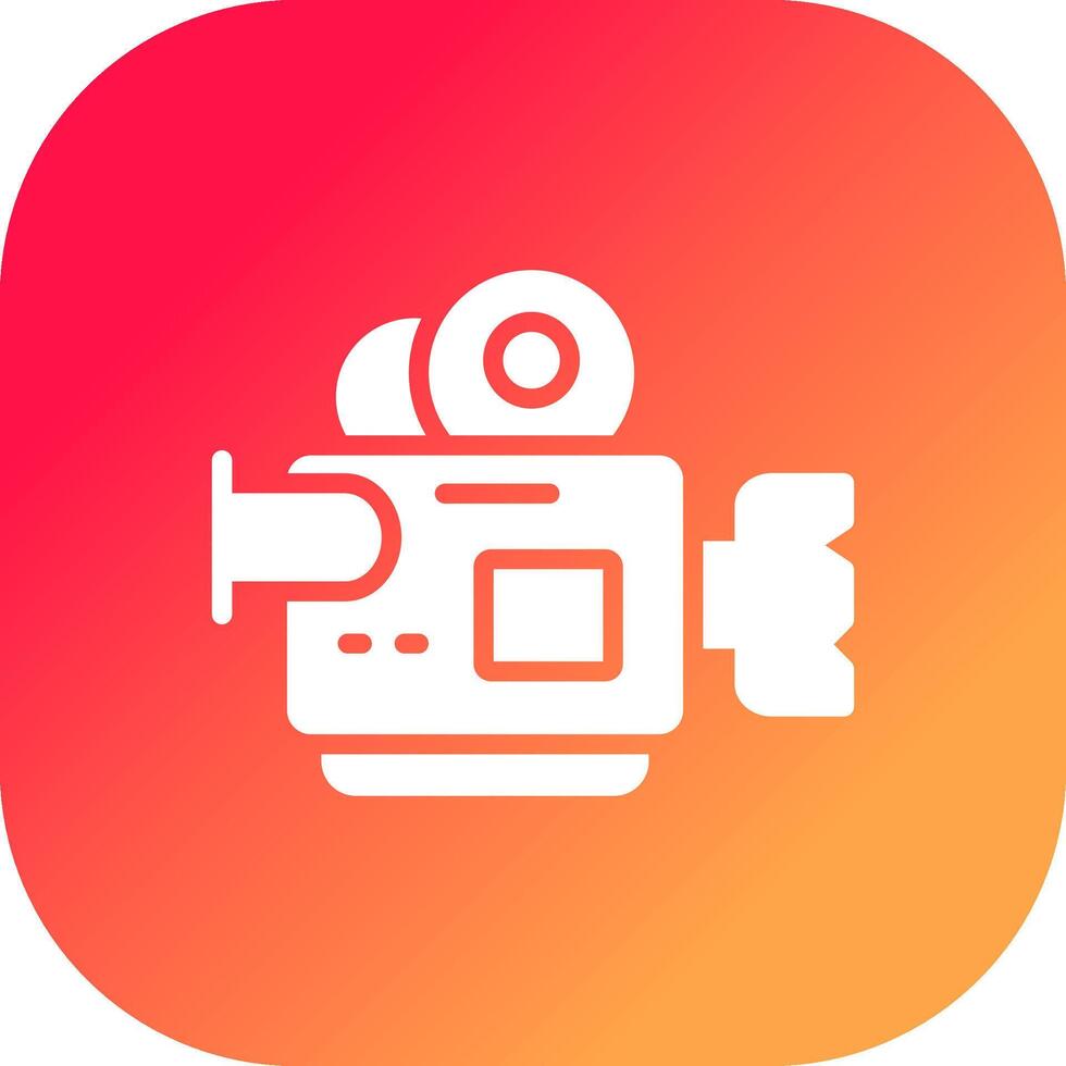 video camera creatief icoon ontwerp vector