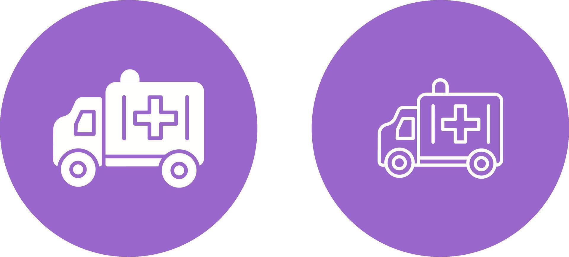 ambulance vector pictogram