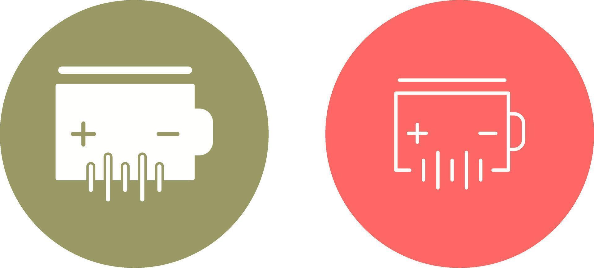 batterij vector pictogram