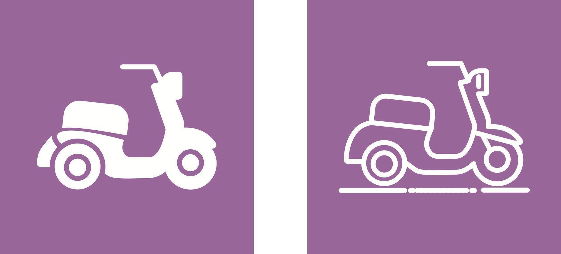 scooter vector pictogram