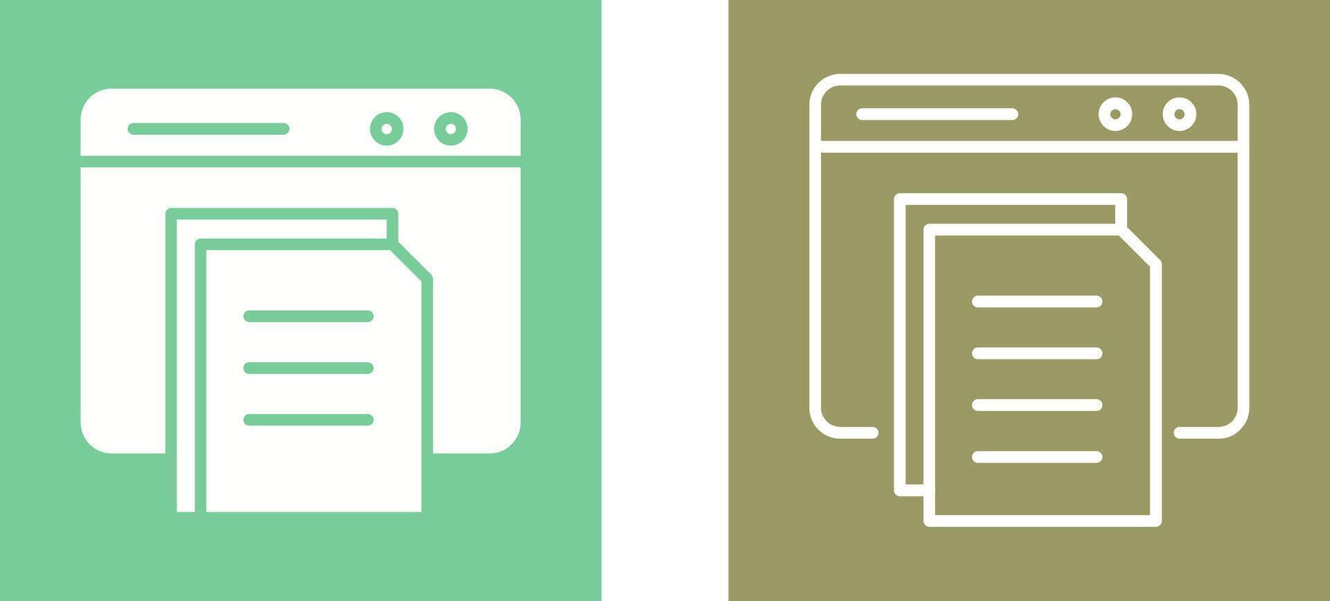 document vector pictogram