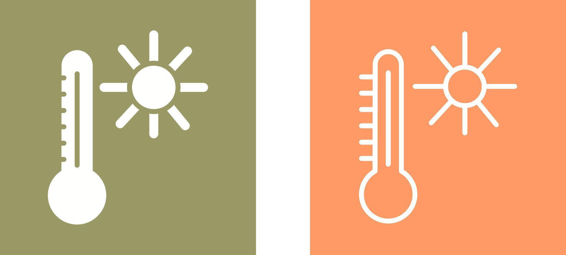 temperatuur vector icoon