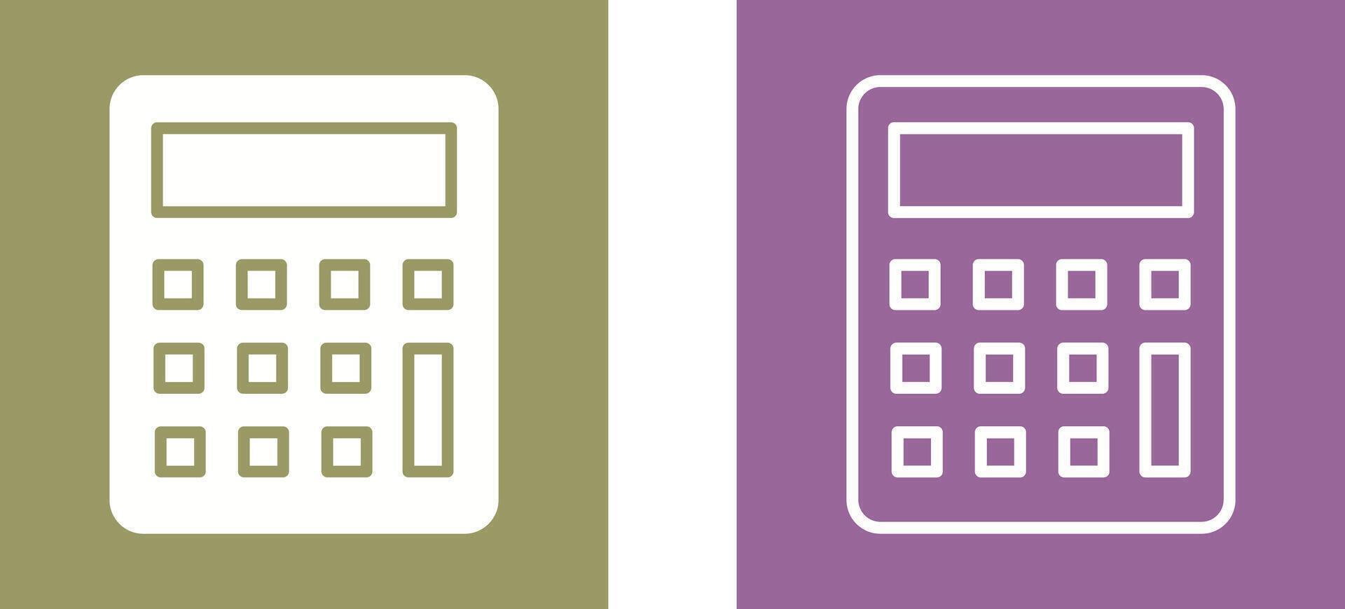 rekenmachine vector pictogram