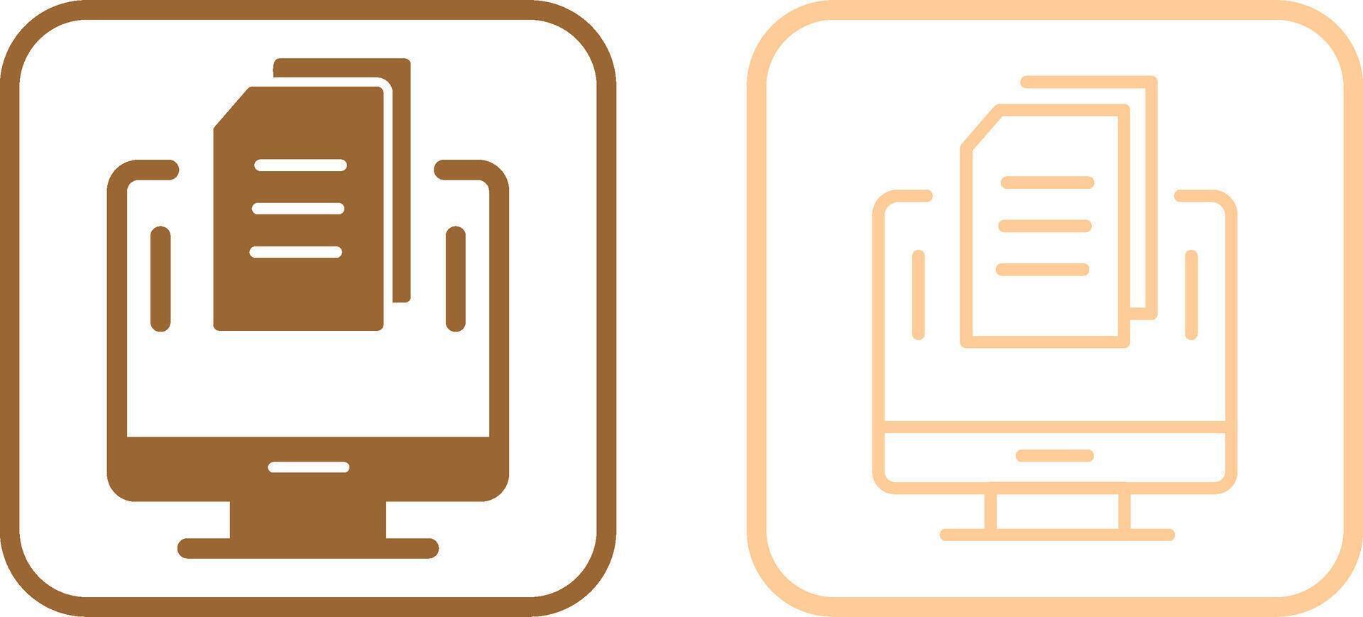 document vector pictogram