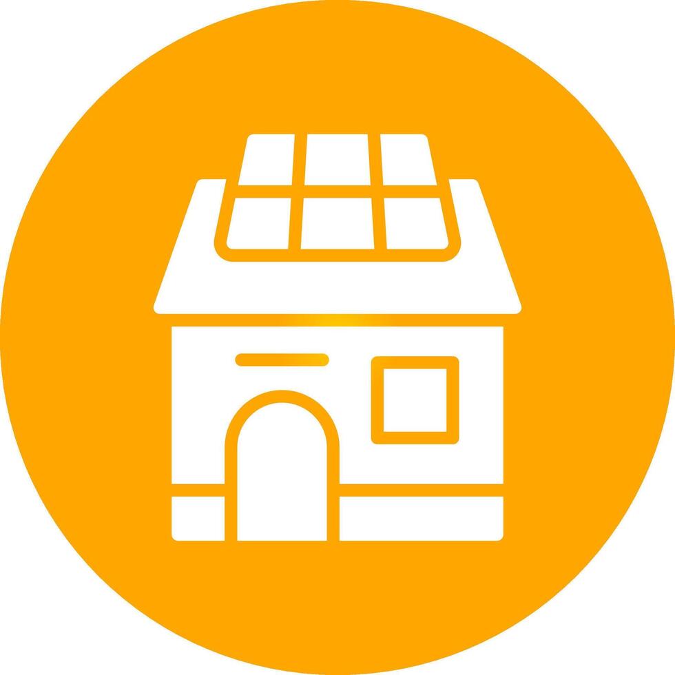 zonne- huis creatief icoon ontwerp vector
