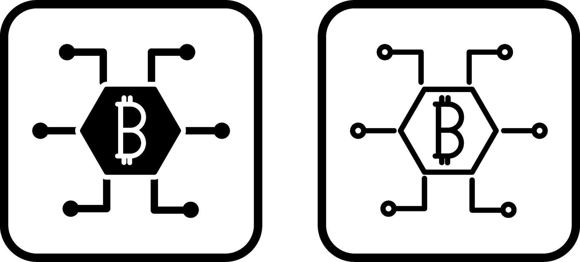 bitcoin vector pictogram