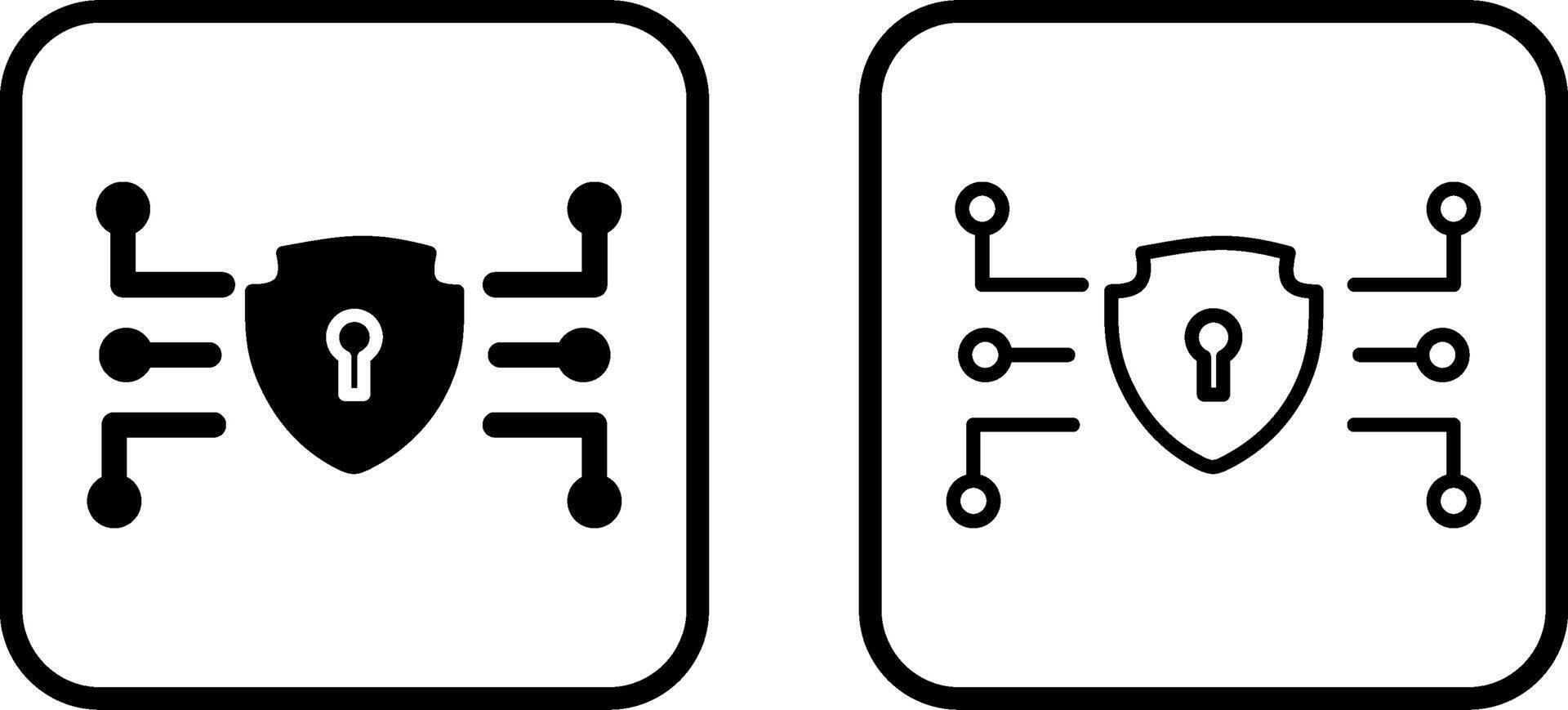 gegevens veiligheid vector icoon