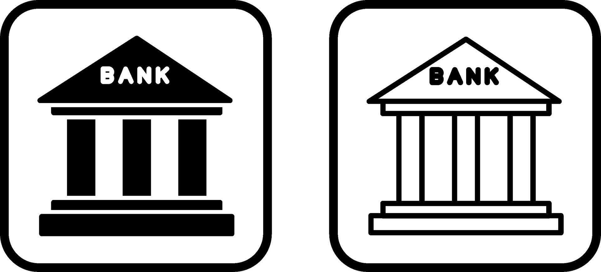 bank vector pictogram