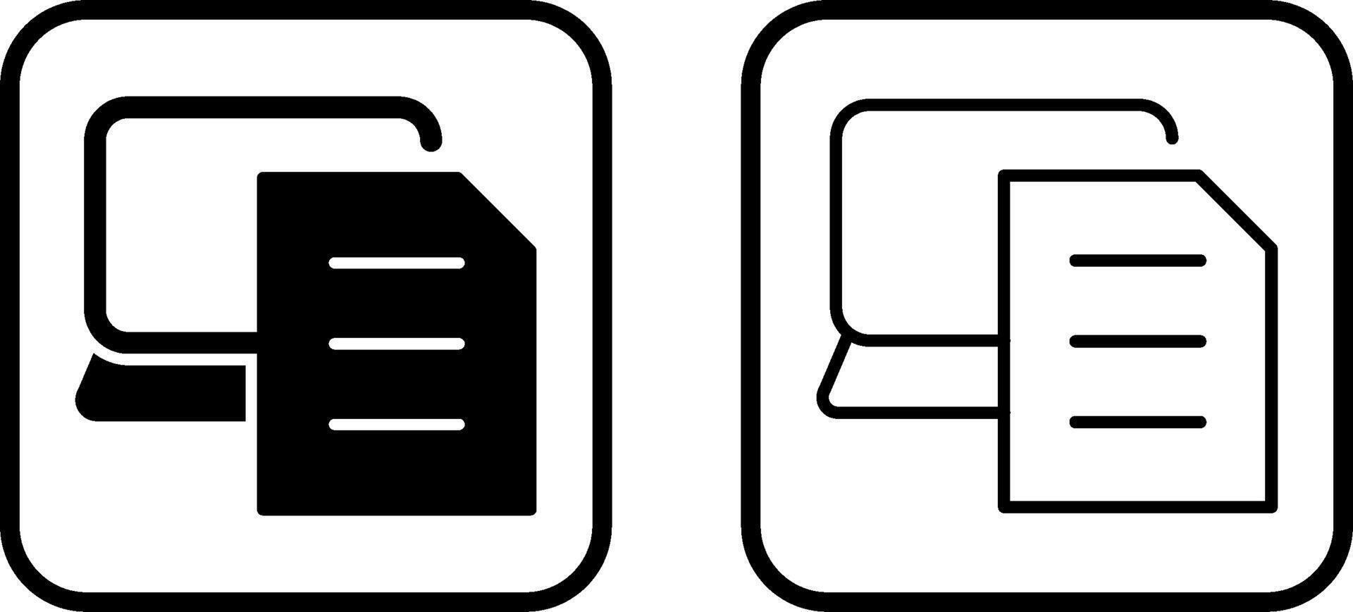 document vector pictogram