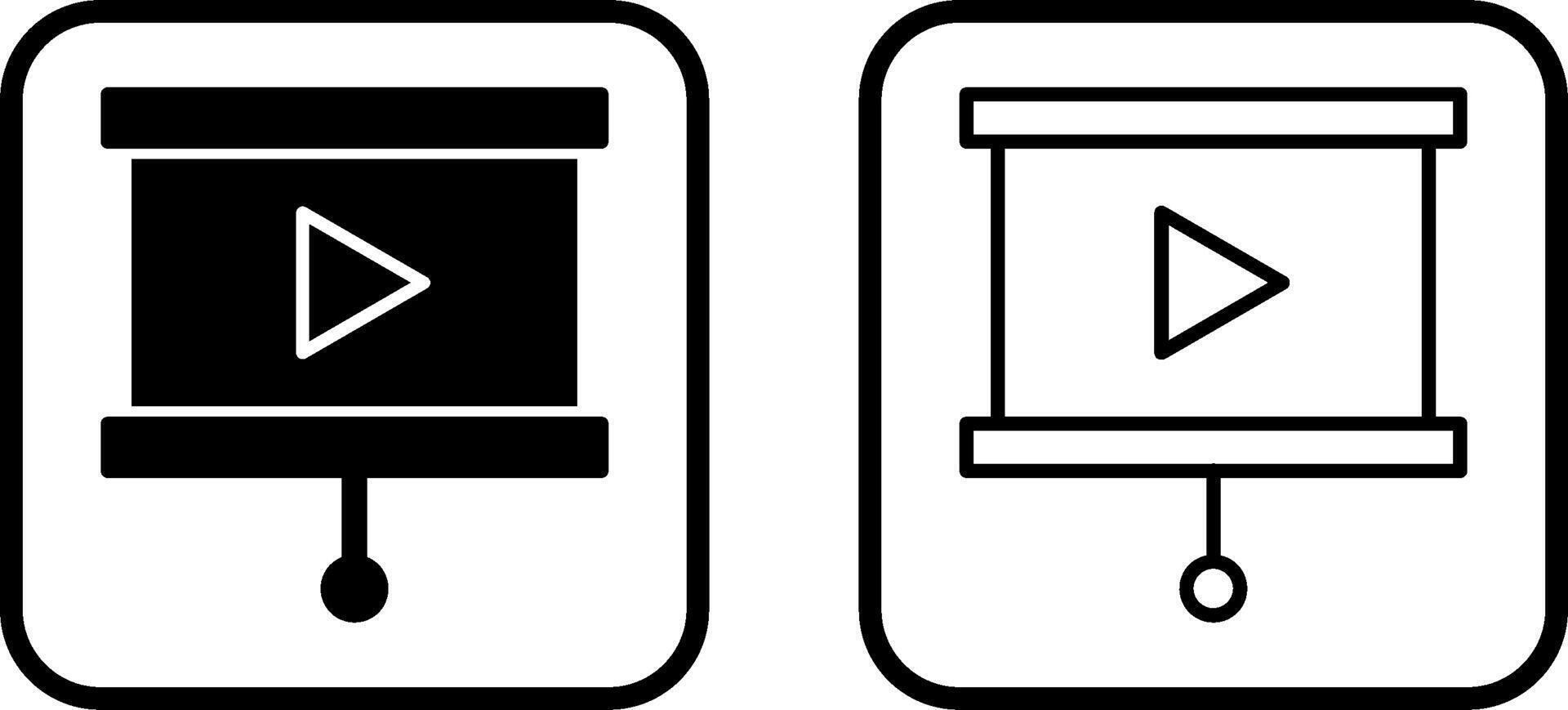 diavoorstelling vector pictogram