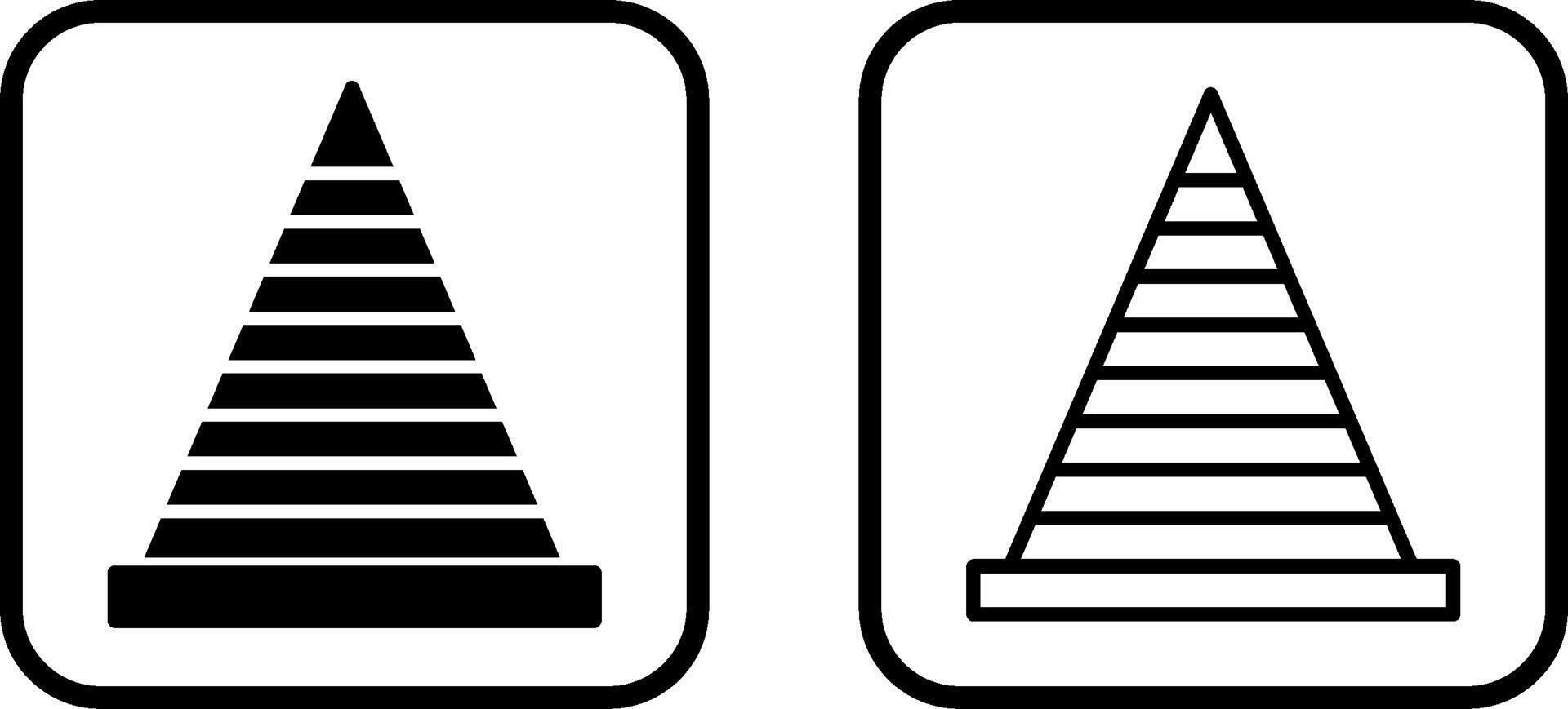 verkeer ijshoorntje vector icoon