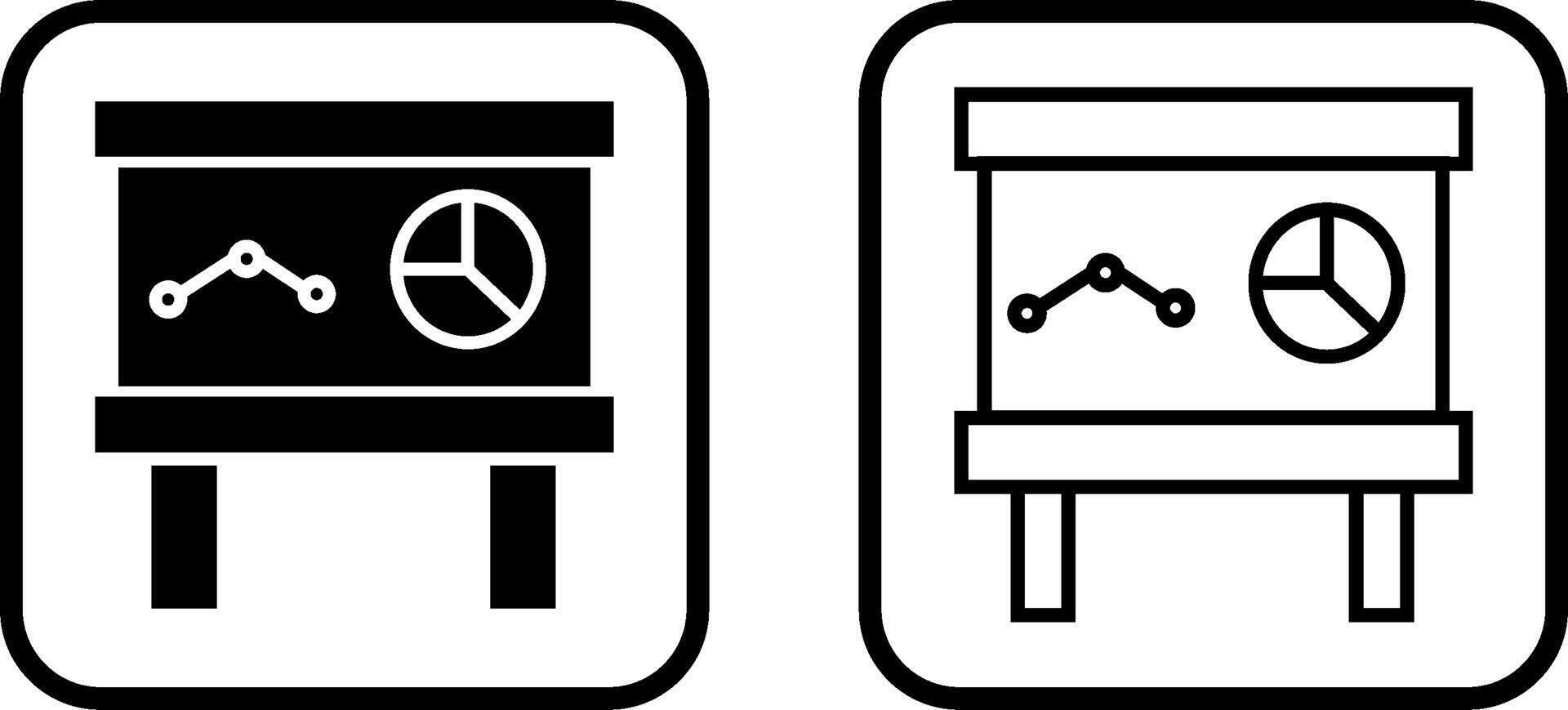 presentatie vector pictogram