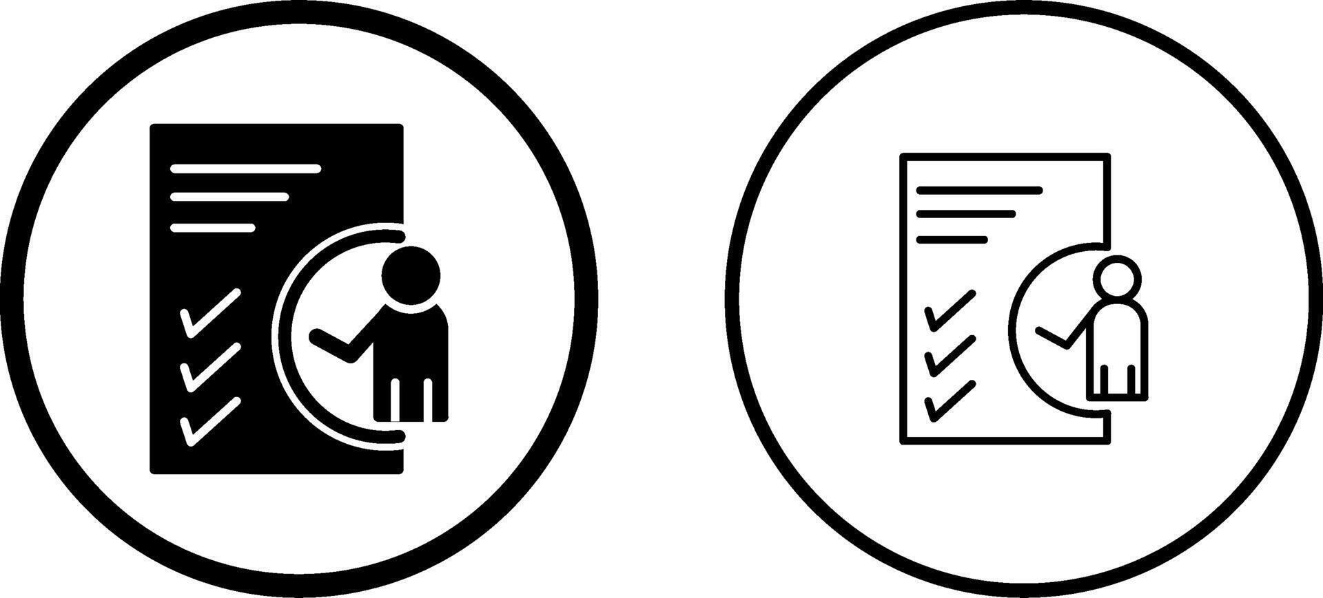 controlelijst vector pictogram