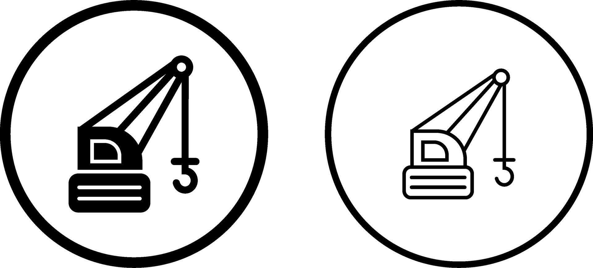 kraan vector pictogram