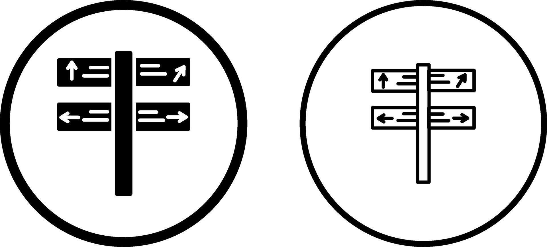 richting vector pictogram