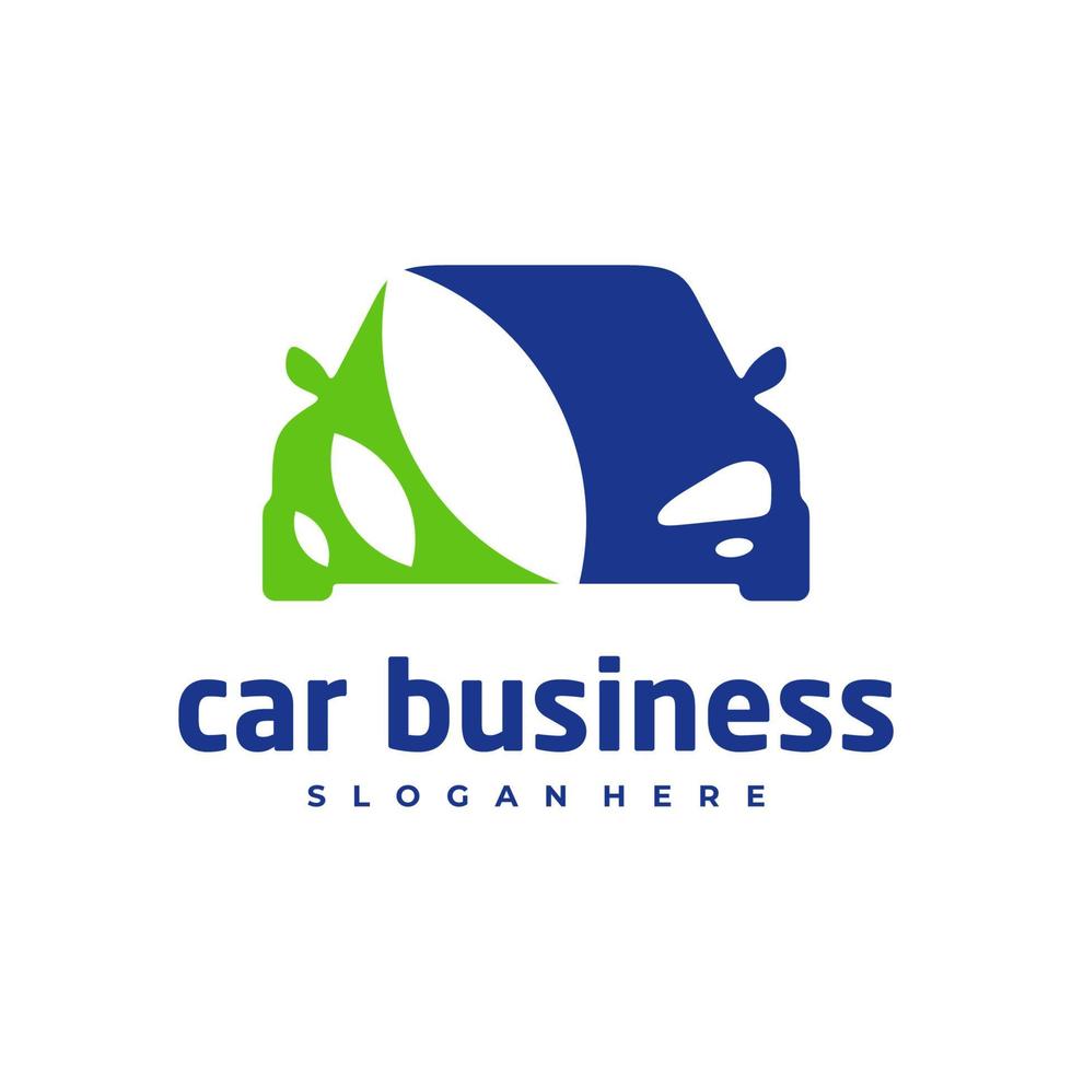 auto blad logo vector sjabloon, creatieve auto logo ontwerpconcepten