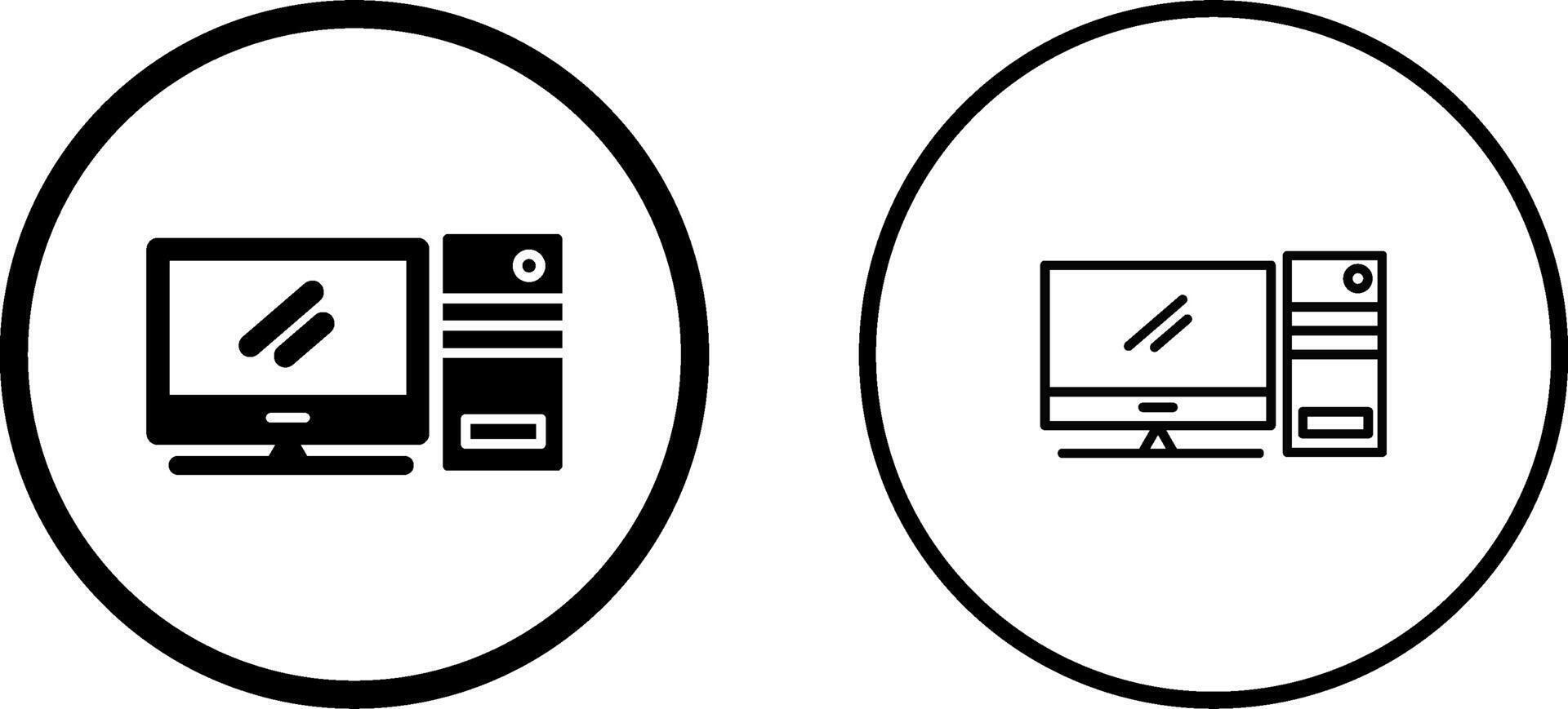 computer vector pictogram