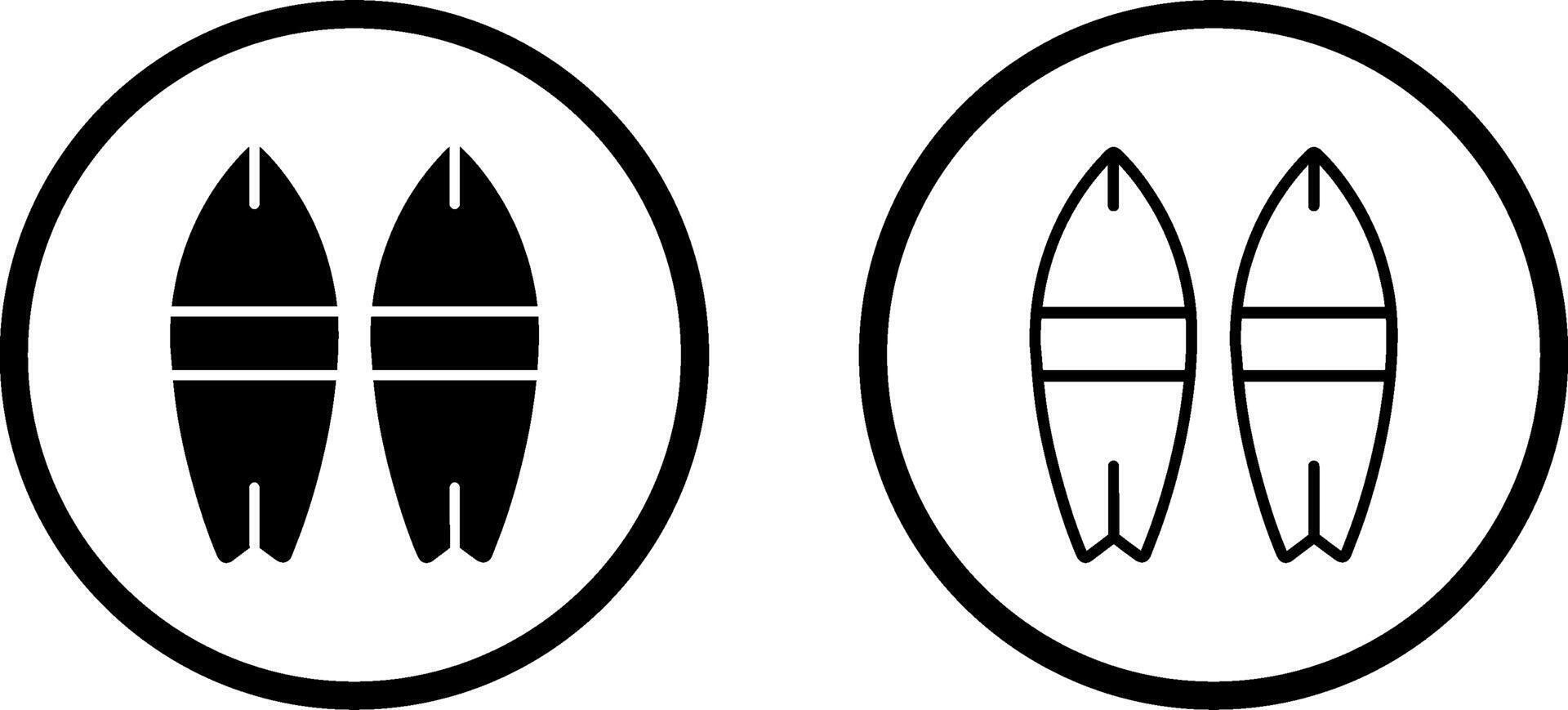 surfplank vector pictogram