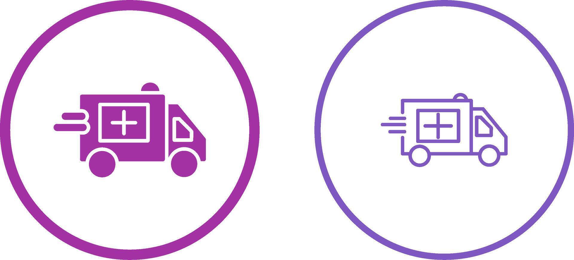 ambulance vector pictogram