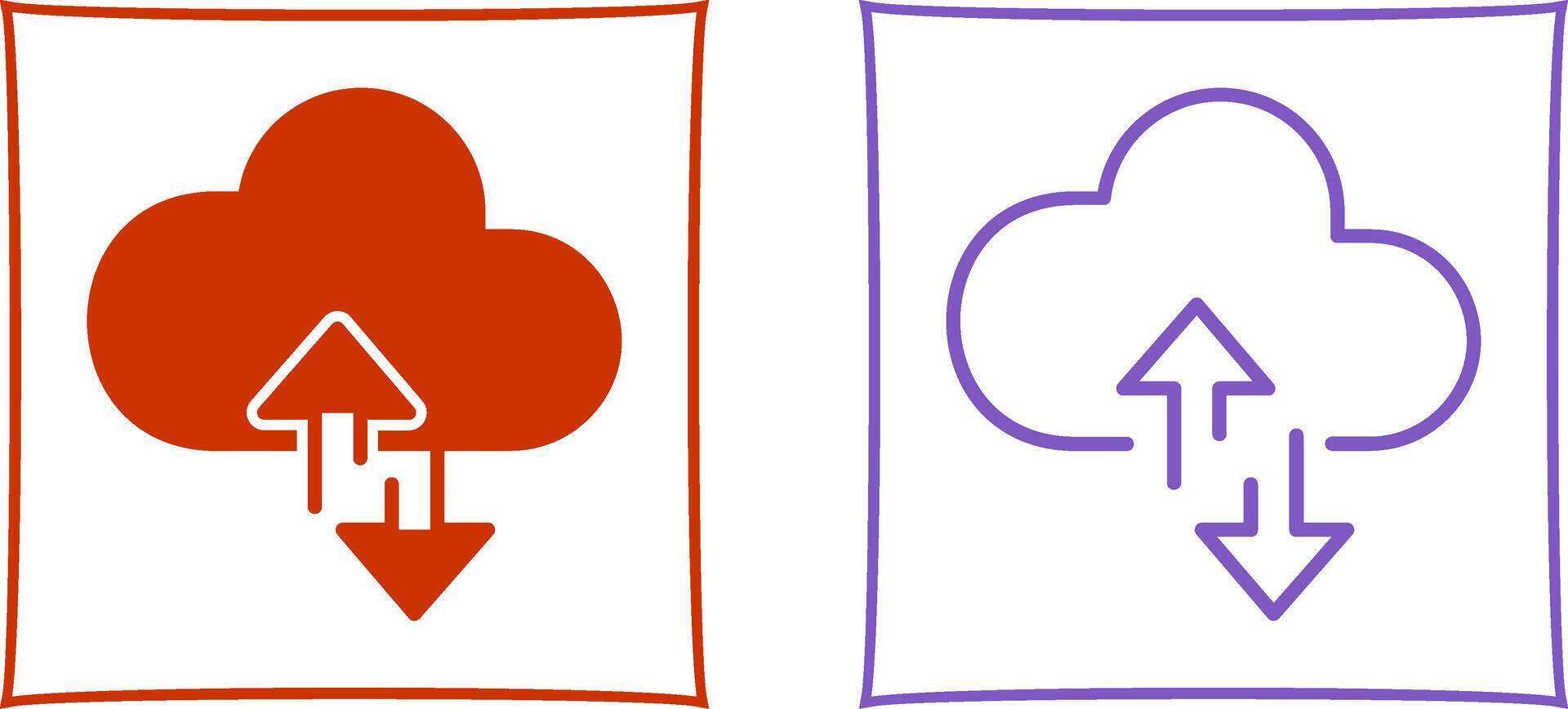 cloud computing vector icon