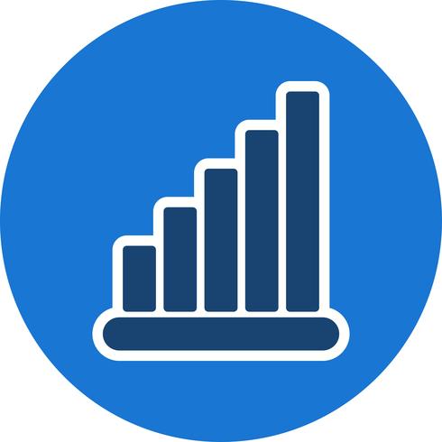 Vector statistieken pictogram