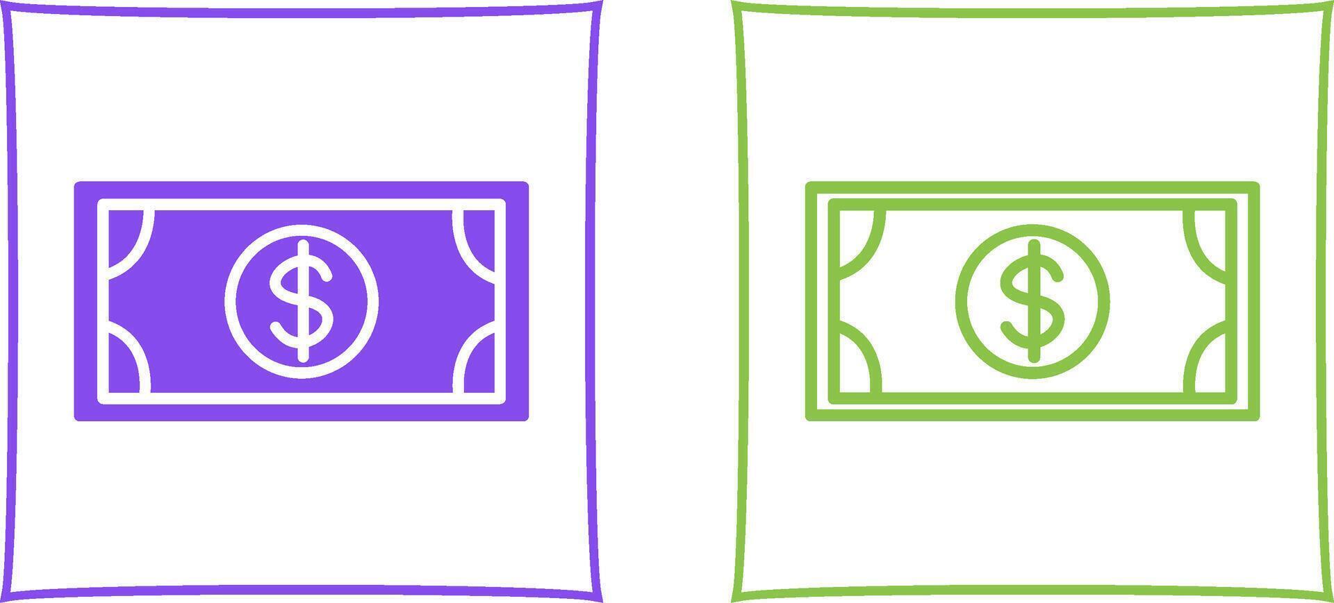 dollar Bill vector icoon